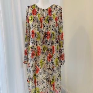 Megan Park silk chiffon dress